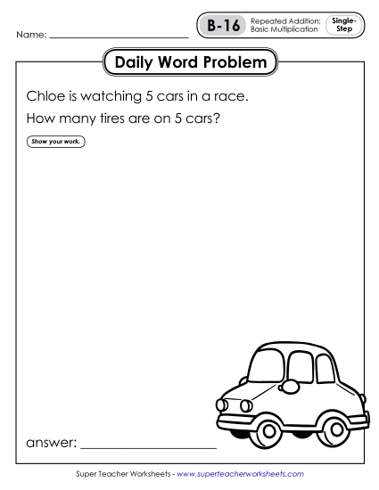Daily Word Problems<br>B-16 through B-20
