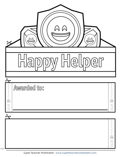 Happy Helper (B&W)
