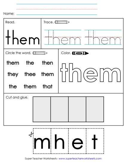 Worksheet 2: Them