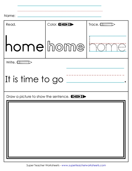 Worksheet 3: Home