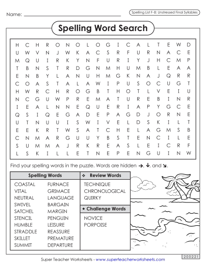Word Search (F-8)