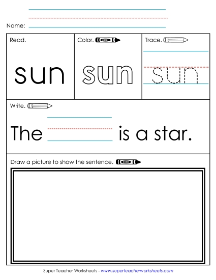Worksheet 3: Sun