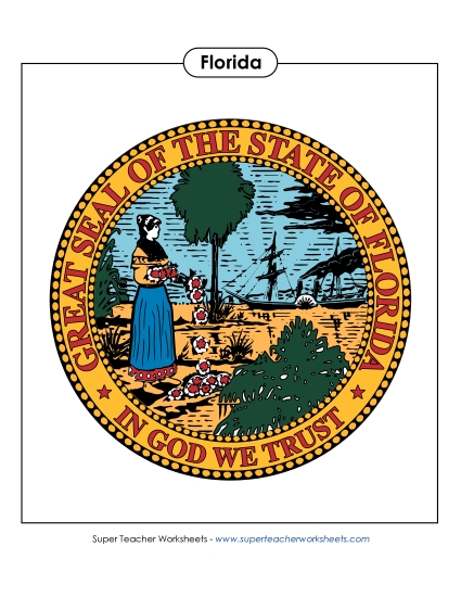 Florida State Seal (Full-Color Version)