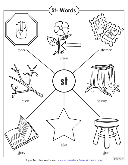 Anchor Chart (St- Words)
