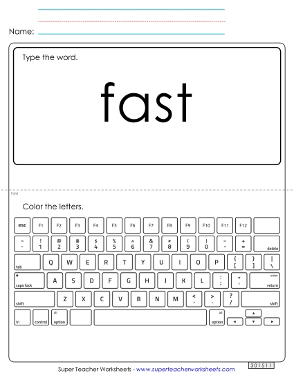 Type the Word: Fast