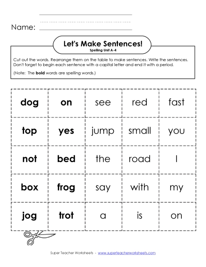 Let\'s Build Sentences (A-4)