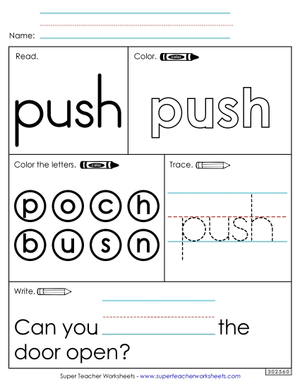 Worksheet 1: Push