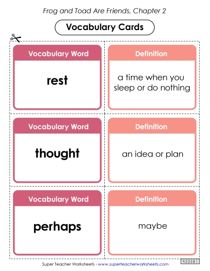 Vocabulary Cards for Chapter 2