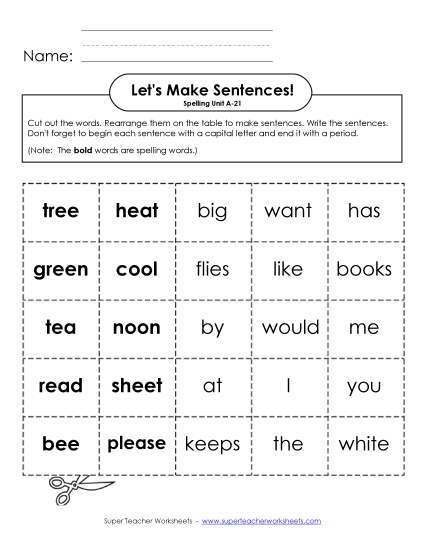 Let\'s Build Sentences (A-21)