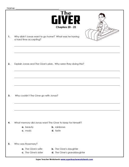 Questions for Chapters 20-23