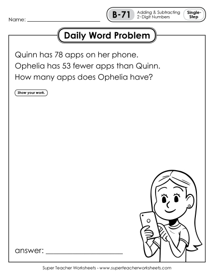 Daily Word Problems<br>B-71 through B-75
