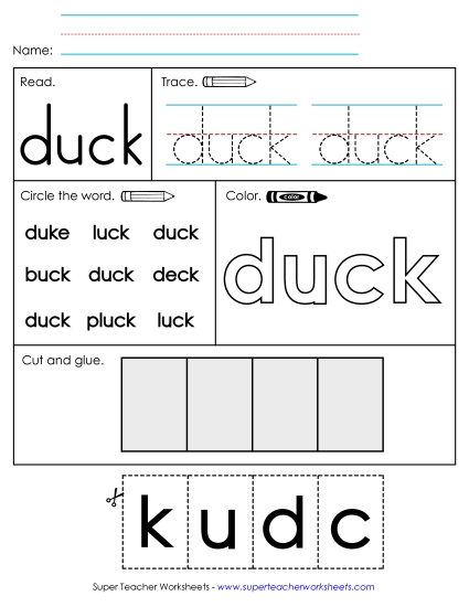 Worksheet 2: Duck