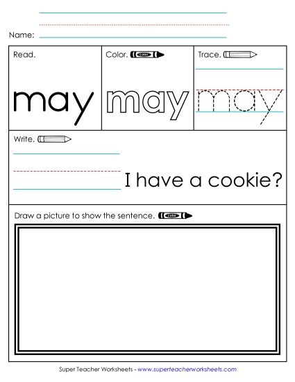 Worksheet 3: May
