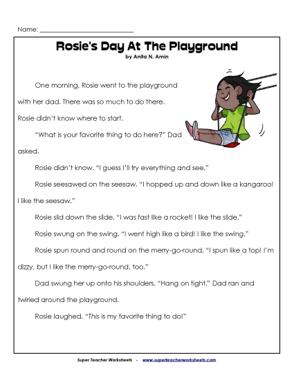Rosie Goes to the Playground