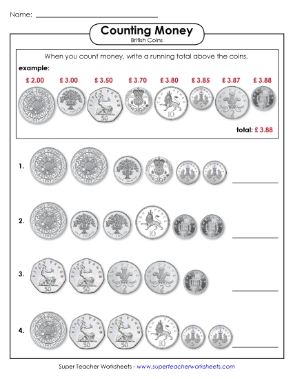 Running Totals (Old Coins)