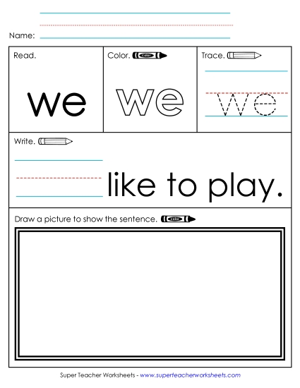 Worksheet 3: We