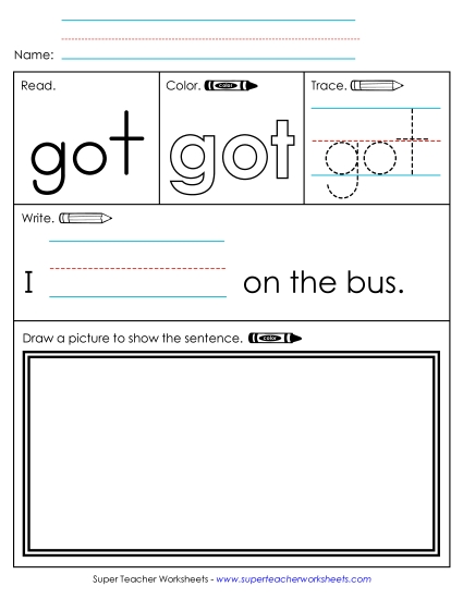 Worksheet 3: Got
