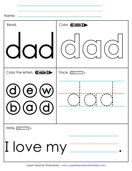 Worksheet 1: Dad