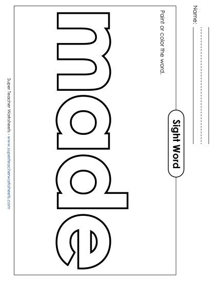 Paint or Color: Made