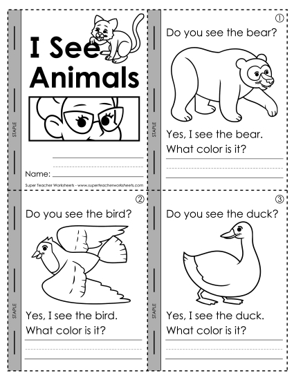 I See Animals! - Mini-Book