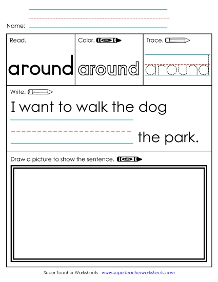 Worksheet 3: Around