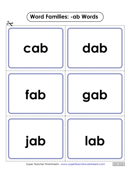 Flash Cards (-ab)