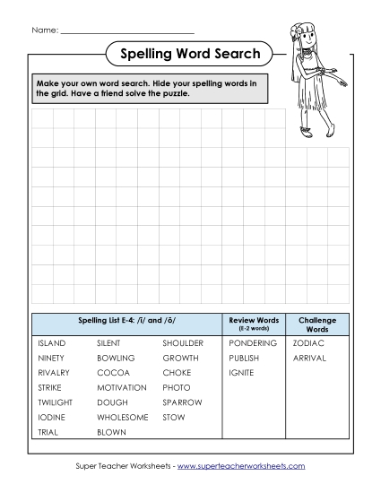 5th Grade Spelling Units (Level E) Worksheets Learning Tool