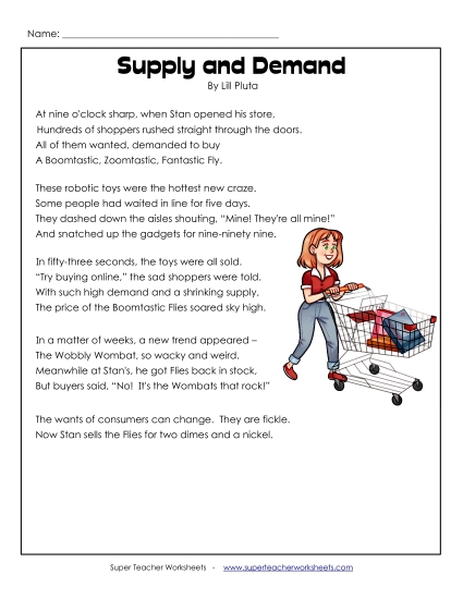 Supply and Demand (Poem)