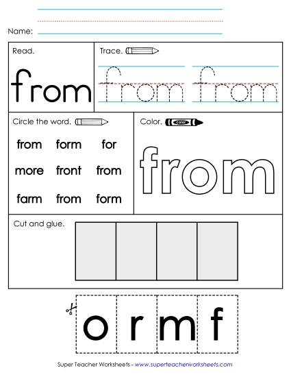 Worksheet 2: From