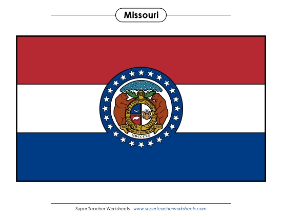 Missouri State Flag (Full-Color Version)