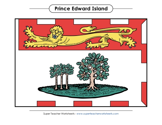 Prince Edward Island Flag (Full Colour)