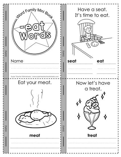 Mini-book: -eat Words