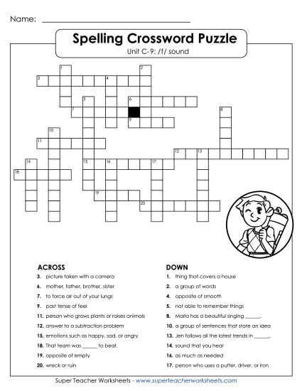 Crossword Puzzle (C-9)