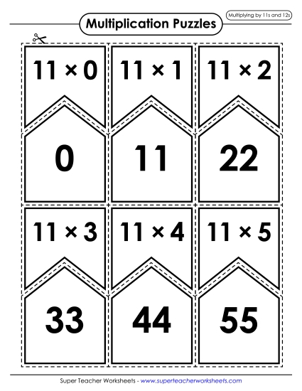 Multiplying by 11s and 12s