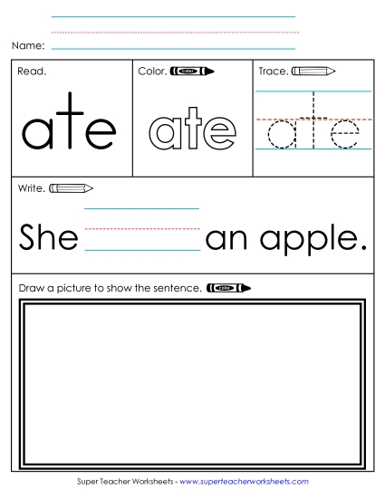 Worksheet 3: Ate