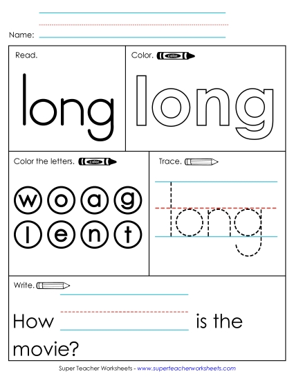 Worksheet 1: Long