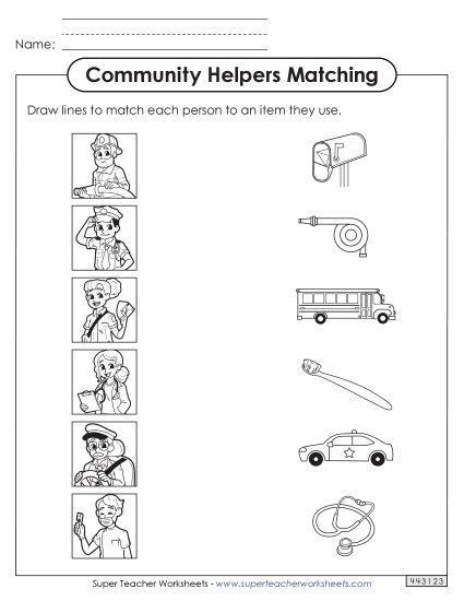 Picture-to-Picture Matching Worksheet 1