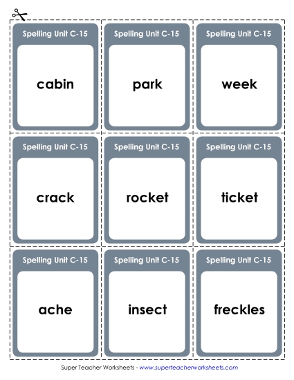 Flashcards (C-15)
