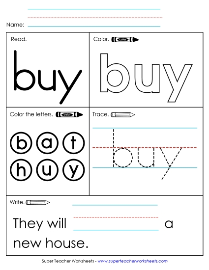 Worksheet 1: Buy