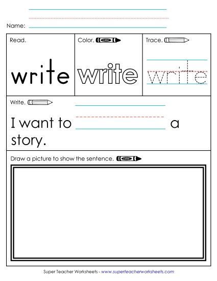Worksheet 3: Write