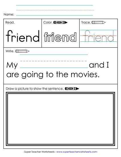 Worksheet 3: Friend