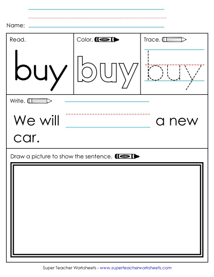 Worksheet 3: Buy
