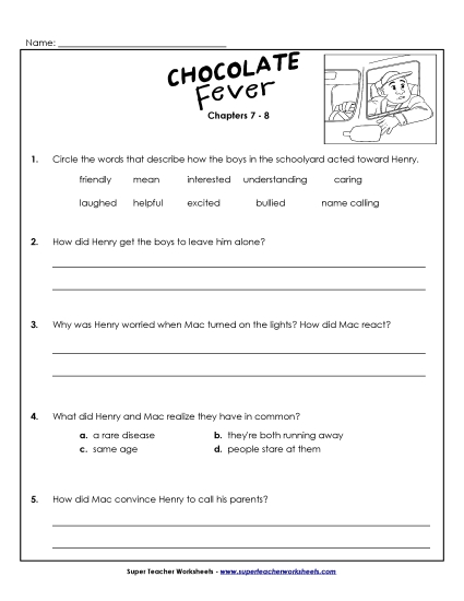 Questions for Chapters 7-8