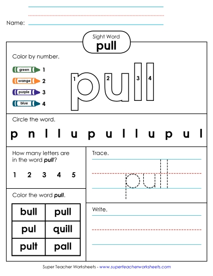 Worksheet 4: Pull