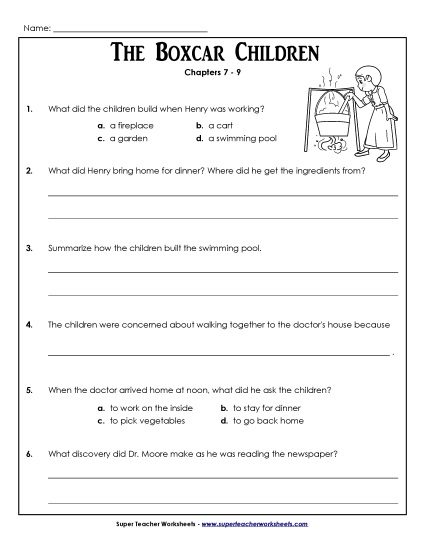 Questions for Chapters 7-9