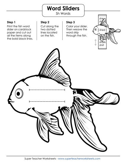 Word Slider (SH Words)