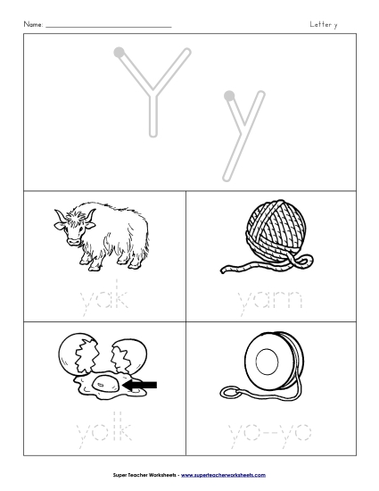 Words that Start with Y y