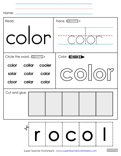 Worksheet 2: Color