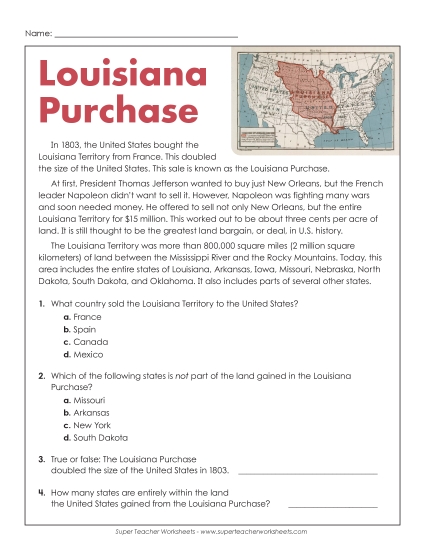 Louisiana Purchase (Short Article)