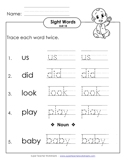 Trace Twice (Unit 18)